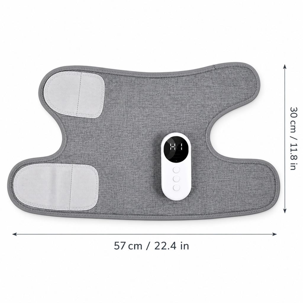 Leg massager wrap dimensions 57 cm by 30 cm