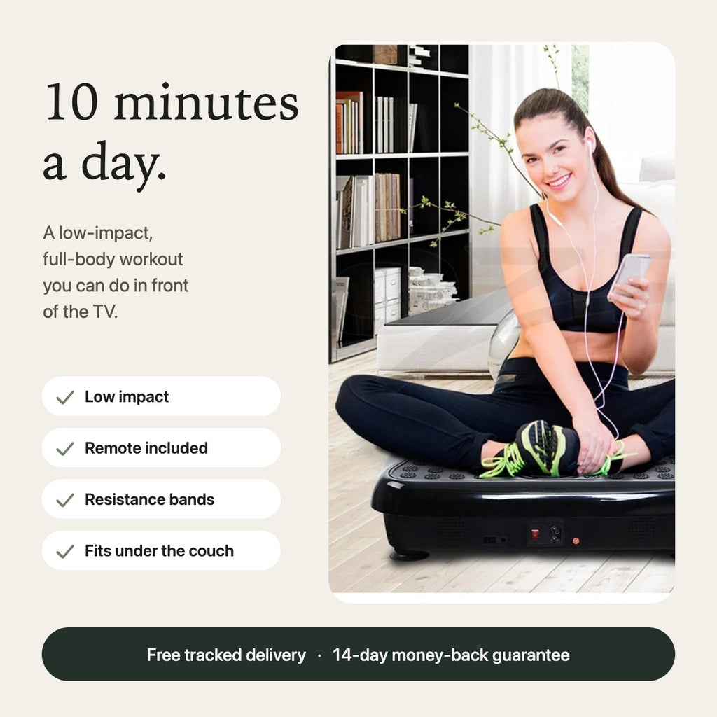 Body Proper vibration plate, 10 minutes a day low-impact workout